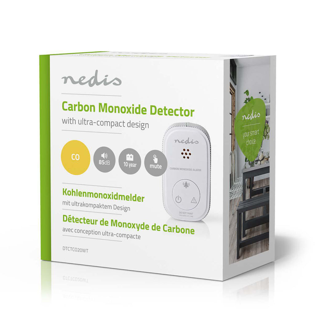Nedis DTCTCO20WT Kohlenmonoxid | Kohlenmonoxid