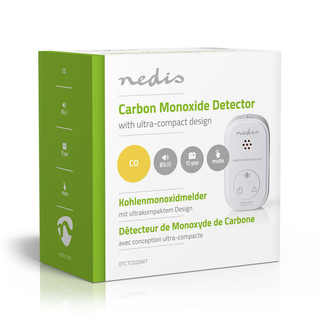 Nedis DTCTCO20WT Kohlenmonoxid | Kohlenmonoxid