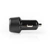 Nedis CCPD18W100BK CAR CALGER 3.0 A USB-A USB-C-Lieferung 18 W Schwarz
