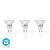 Nedis Wifilw31crgu10 Wi-Fi LED-Lampe warmes Weiß GU10 3-Pack