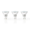 Nedis Wifilw31crgu10 Wi-Fi LED-Lampe warmes Weiß GU10 3-Pack