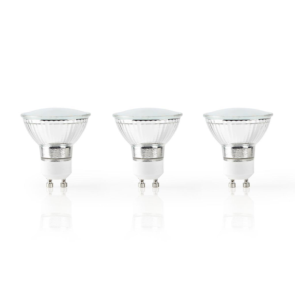 Nedis Wifilw31crgu10 Wi-Fi LED-Lampe warmes Weiß GU10 3-Pack