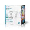 Nedis Wifilw31crgu10 Wi-Fi LED-Lampe warmes Weiß GU10 3-Pack