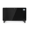 Nedis htpl20fbk Gla Panel Konvektor Herd Thermostat LCD -Bildschirm 2 Heizständer Stehende Wandmontage 2000 W Schwarz