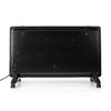 Nedis htpl20fbk Gla Panel Konvektor Herd Thermostat LCD -Bildschirm 2 Heizständer Stehende Wandmontage 2000 W Schwarz