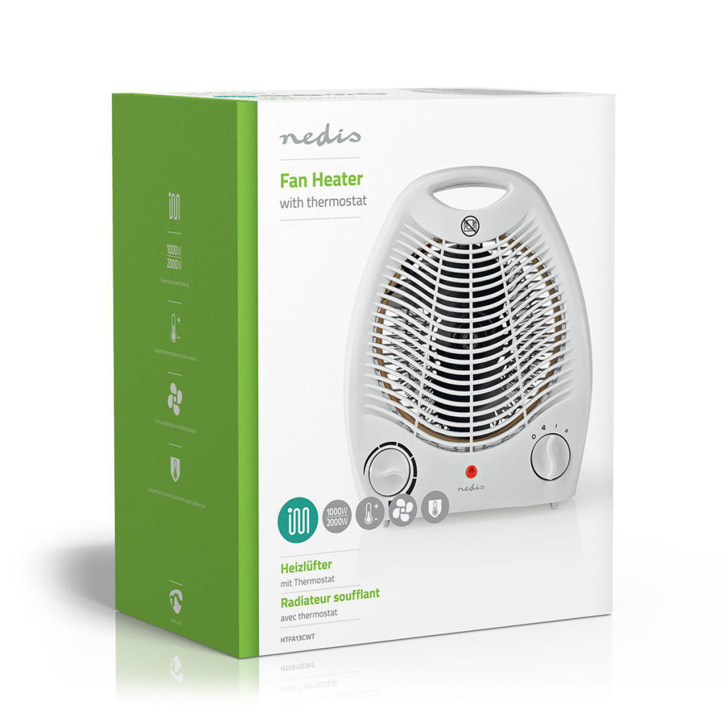 Nedis HTFA13CWT Ventilator Herd 2000 W Thermostatat