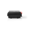Nedis ASWI2602BK -Lautsprecherschalter 2 Ports Klemmanschluss schwarz
