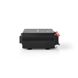 Nedis ASWI2602BK -Lautsprecherschalter 2 Ports Klemmanschluss schwarz - afbeelding 2