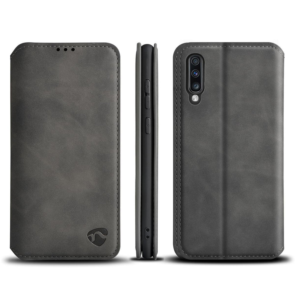 Nedis SSW10021BK Soft Wallet Book für Galaxy A50 Schwarz