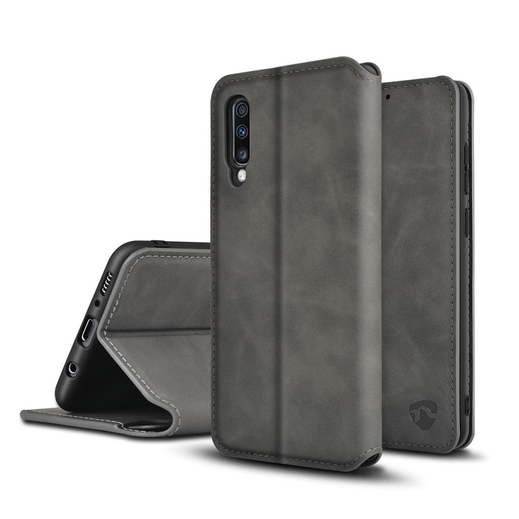 Nedis SSW10021BK Soft Wallet Book für Galaxy A50 Schwarz
