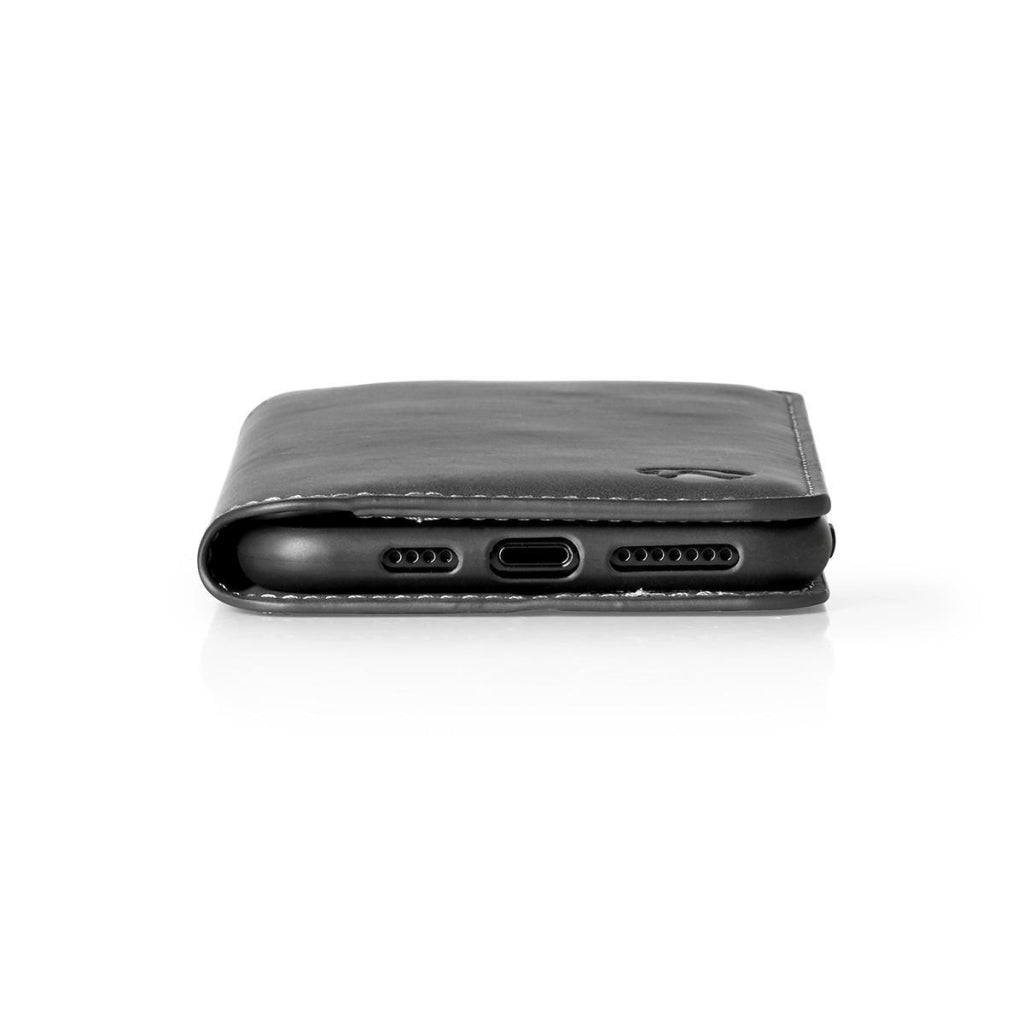 Nedis SSW10021BK Soft Wallet Book für Galaxy A50 Schwarz