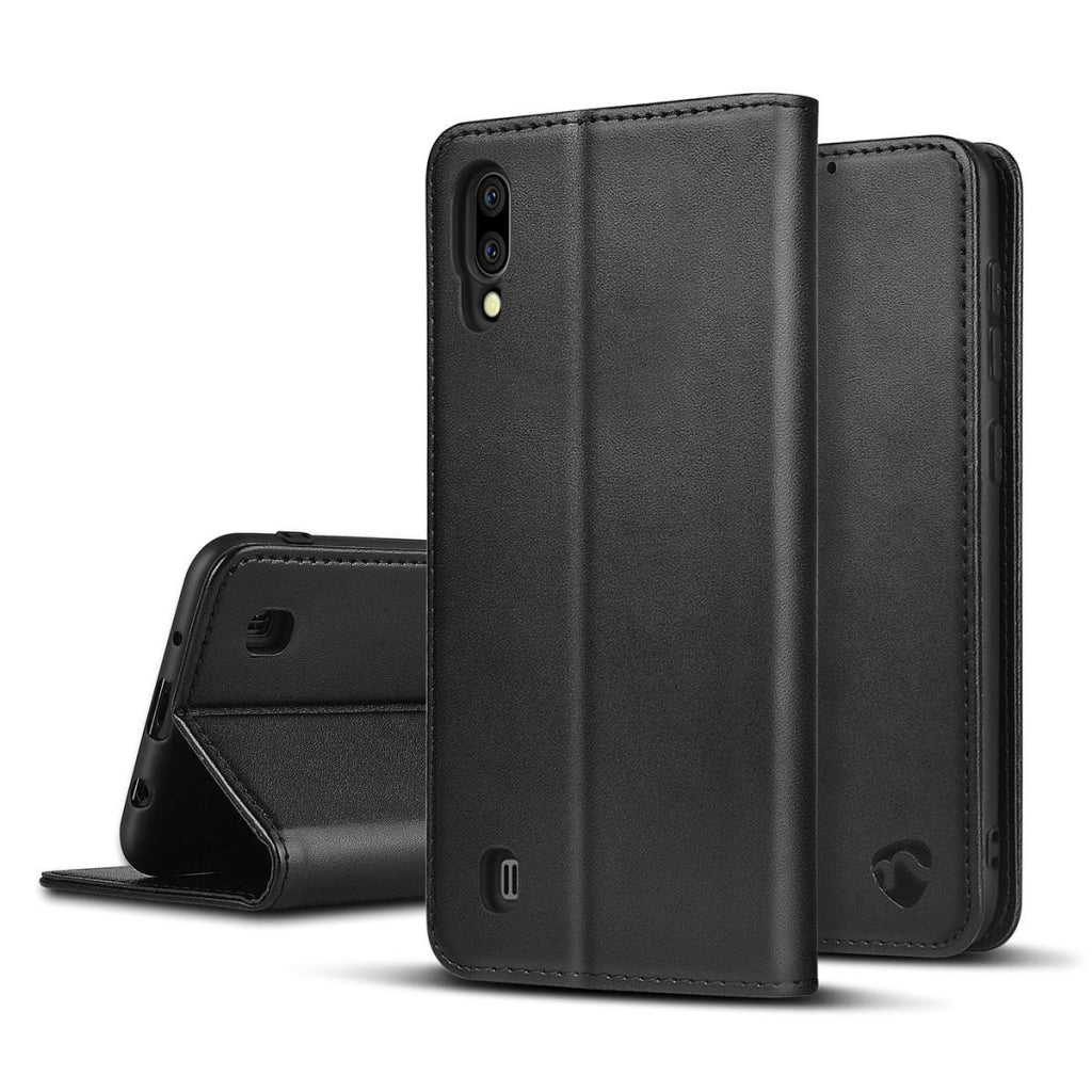 Nedis SWB10022BK Wallet Book für Galaxy M10 Schwarz