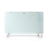 Nedis wifihtpl20fwt Smart Convector Herd mit Wi-Fi Thermostat Glass Front Panel 2000 W Weiß