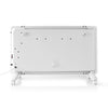 Nedis wifihtpl20fwt Smart Convector Herd mit Wi-Fi Thermostat Glass Front Panel 2000 W Weiß