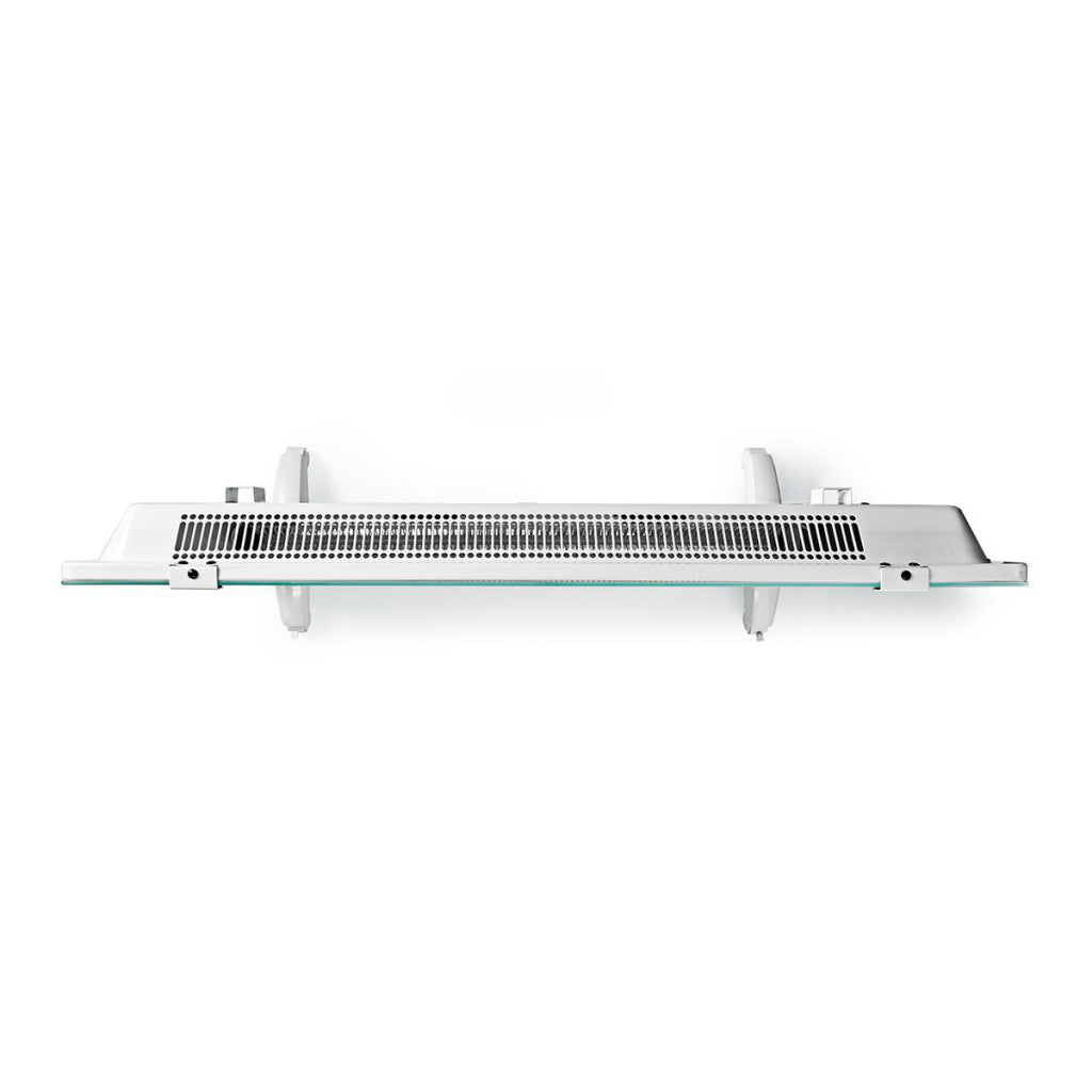 Nedis wifihtpl20fwt Smart Convector Herd mit Wi-Fi Thermostat Glass Front Panel 2000 W Weiß
