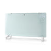 Nedis wifihtpl20fwt Smart Convector Herd mit Wi-Fi Thermostat Glass Front Panel 2000 W Weiß
