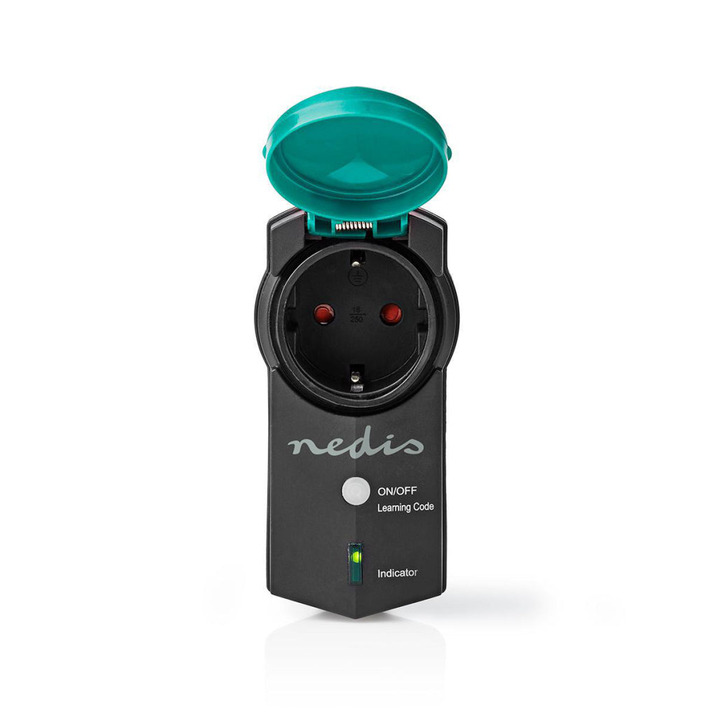 Nedis RFPOM120FBK RF -Stecker Outdoor IP44 auf RF Mesh Range Extender Schuko Typ F 3680 W