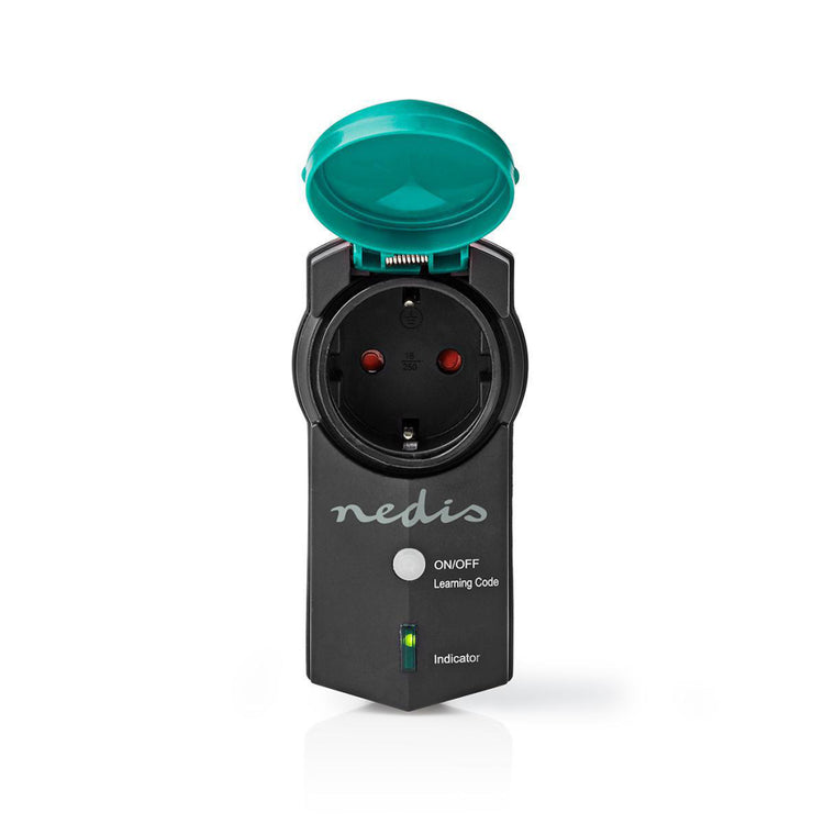 Nedis RFPOM120FBK RF -Stecker Outdoor IP44 auf RF Mesh Range Extender Schuko Typ F 3680 W