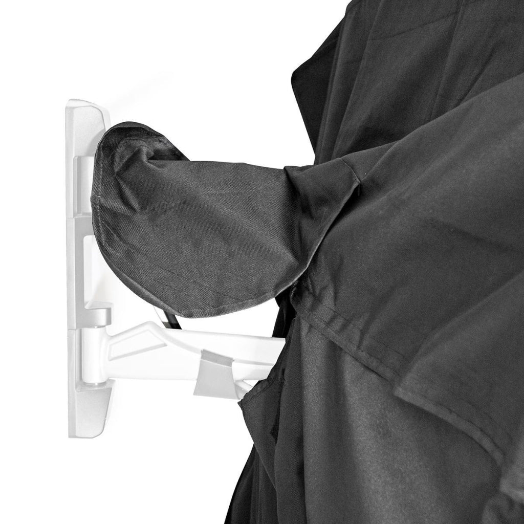 Nedis TVOC5052BK TV -Schutzhülle für Outdoor 50 52 Ausgezeichnete Qualität des Oxford -Stofffaches für Fernbedienung Schwarz für Fernbedienung