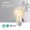 Nedis Wifilt10GDA60 Wi-Fi warm bis kühle weiße LED Fillamen Lampe gedreht E27 A60 5,5 W 350 LM