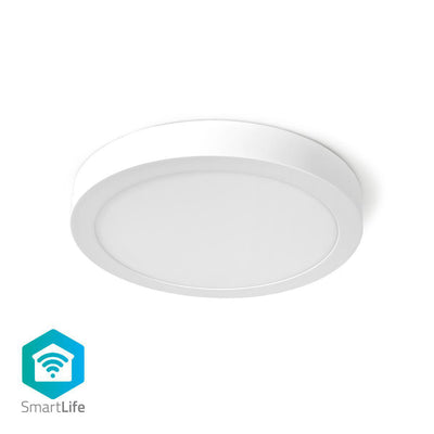 Nedis Wifilaw20WT Wi-Fi-Deckenlampe um Oslash; 30 cm warm bis kühle weiße 1200 LM 18 W Slim Design Aluminium