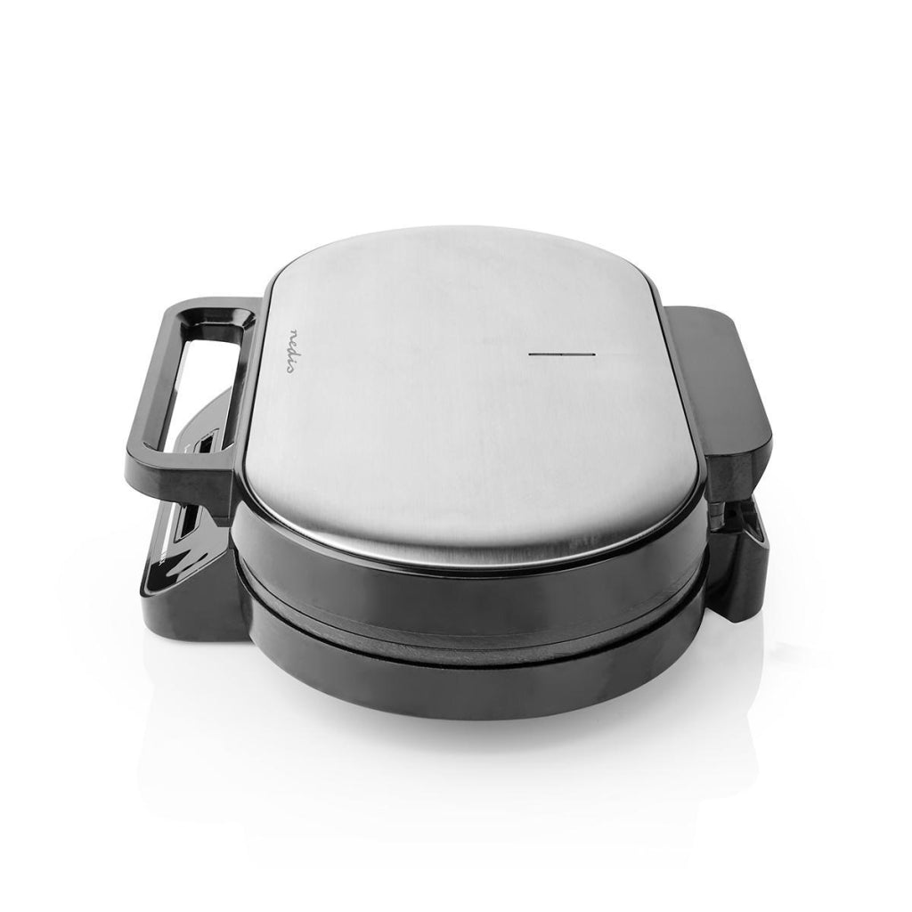 Nedis Kawp110fbk Doppelwaffel 2x 14 cm 1200 W schwarz