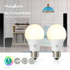 Nedis Wifilc21wte27 Wi-Fi-LED-Lampen Vollfarbig und warmweiß E27 2-Pack