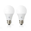 Nedis Wifilc21wte27 Wi-Fi-LED-Lampen Vollfarbig und warmweiß E27 2-Pack