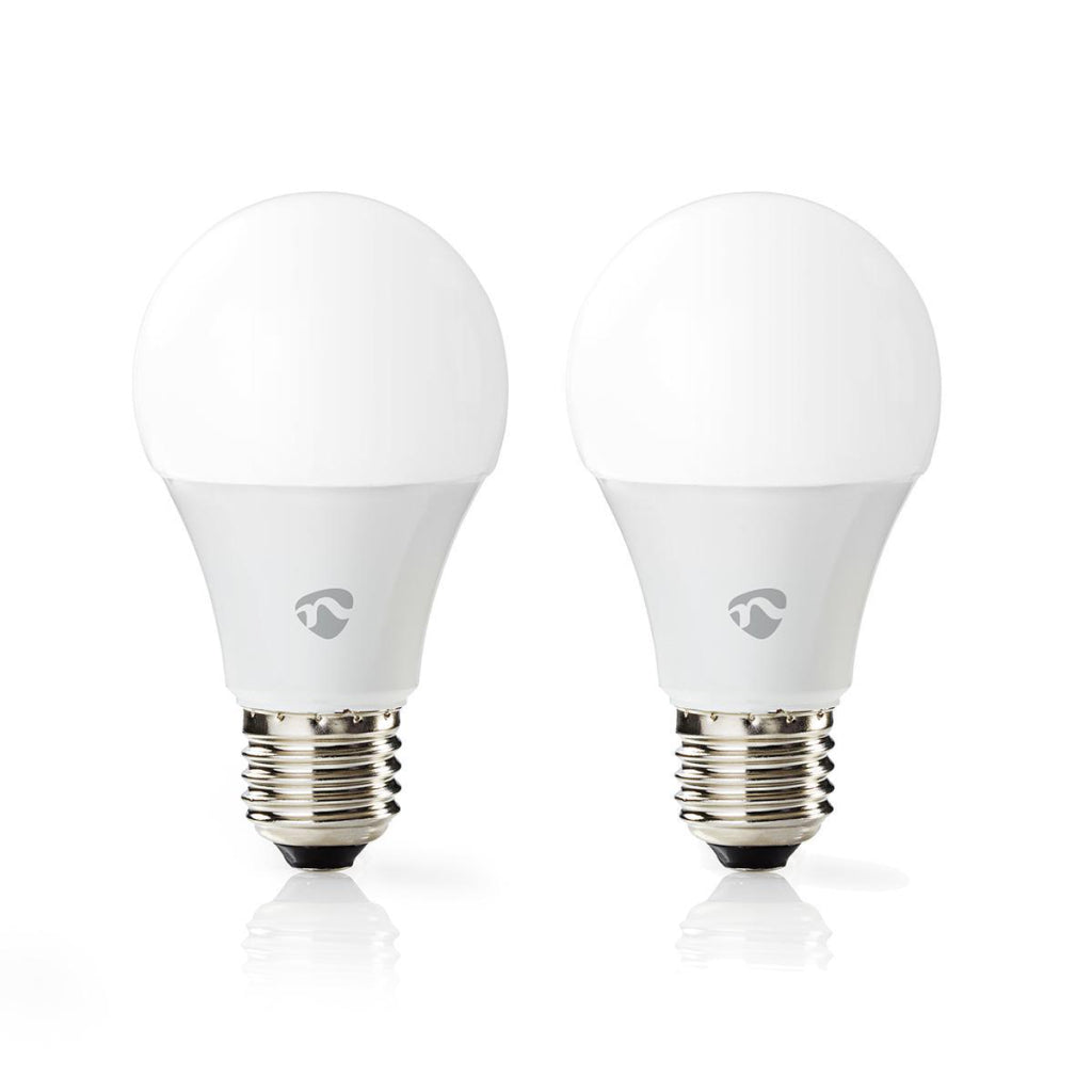 Nedis Wifilc21wte27 Wi-Fi-LED-Lampen Vollfarbig und warmweiß E27 2-Pack