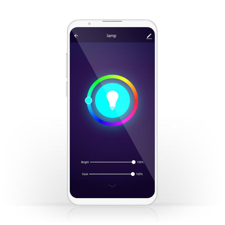 Nedis Wifilc21wte27 Wi-Fi-LED-Lampen Vollfarbig und warmweiß E27 2-Pack