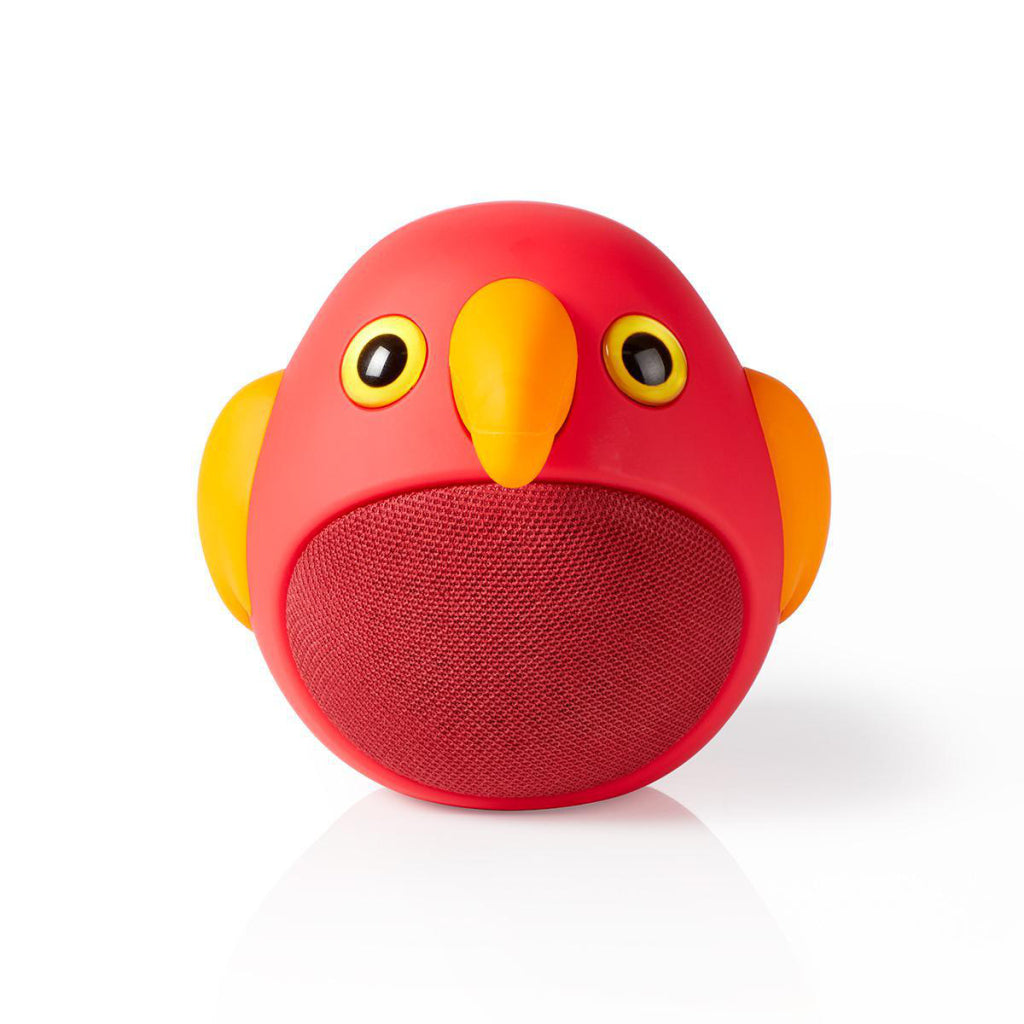 Nedis SPBT4100RD Animaticks Bluetooth -Lautsprecher 3 Stunden Spielzeit Hände -freien Anruf Perry Papagei