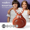 Nedis SPBT4110Bn Animaticks Bluetooth -Lautsprecher 3 Stunden Spielzeit Hände -frei nennen Rudy Rentier