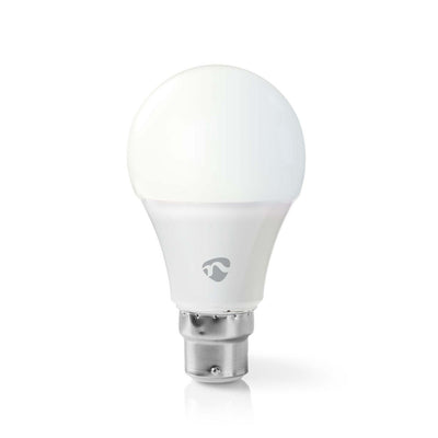 Nedis Wifilw12WTB22 SmartLife LED LED-Glühbirne Wi-Fi B22 800 LM 9 W warm weiß 2700 K Energieklasse: A+ Android Trade; iOS A60