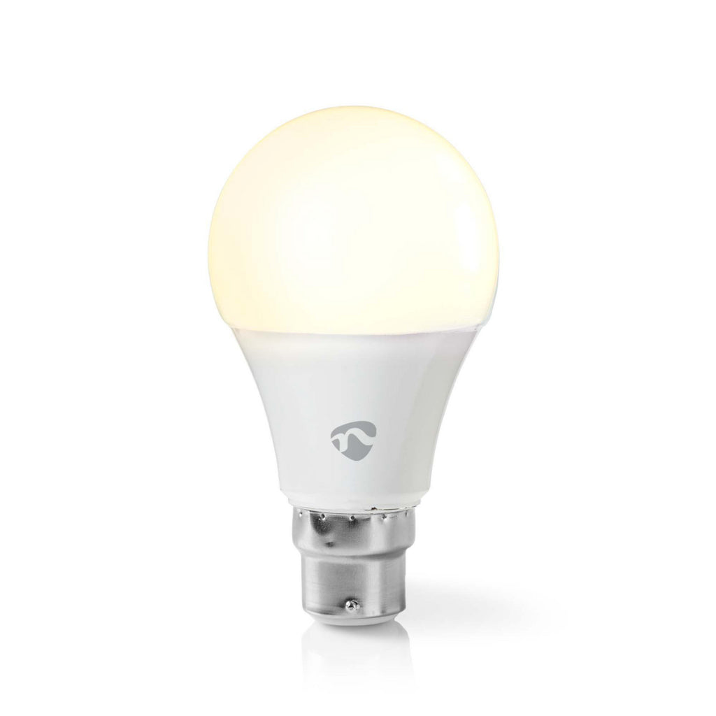 Nedis Wifilw12WTB22 SmartLife LED LED-Glühbirne Wi-Fi B22 800 LM 9 W warm weiß 2700 K Energieklasse: A+ Android Trade; iOS A60