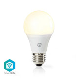 Nedis Wifilw12WTE27 SmartLife LED LED-Glühbirne Wi-Fi E27 800 LM 9 W warm weiß 2700 K Energy Class: A+ Android Trade; IOS -Durchmesser: 60 mm A60 - afbeelding 1