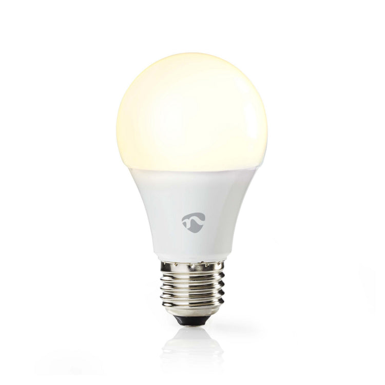 Nedis Wifilw12WTE27 SmartLife LED LED-Glühbirne Wi-Fi E27 800 LM 9 W warm weiß 2700 K Energy Class: A+ Android Trade; IOS -Durchmesser: 60 mm A60