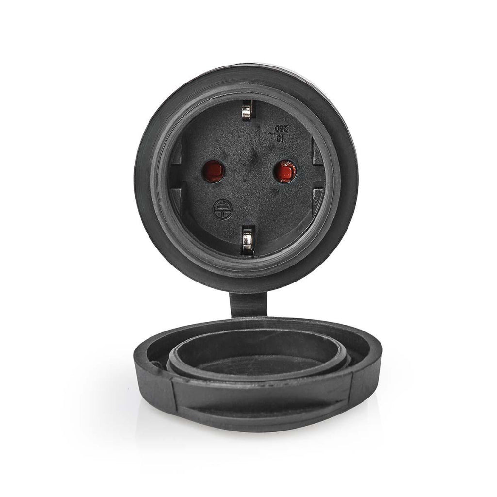 Nedis Wifipo110fbk SmartLife Plug WiFi IP44 3680W Schwarz