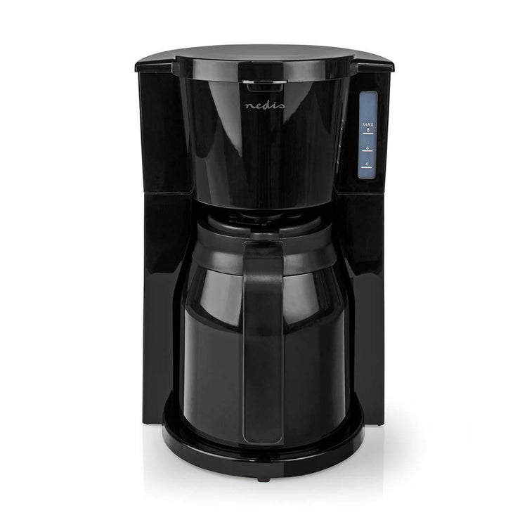Nedis KACM250EBK Kaffeemaschine Maximale Kapazität: 1,0 l 8 Erwärmungsfunktion schwarz