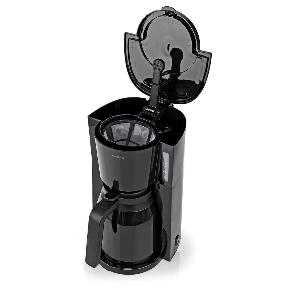 Nedis KACM250EBK Kaffeemaschine Maximale Kapazität: 1,0 l 8 Erwärmungsfunktion schwarz