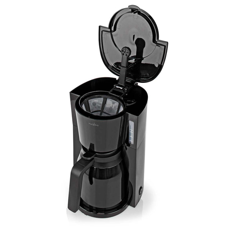 Nedis KACM250EBK Kaffeemaschine Maximale Kapazität: 1,0 l 8 Erwärmungsfunktion schwarz