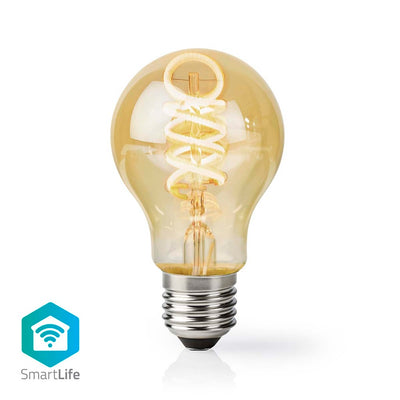Nedis Wifilrt10A60 SmartLife LED-Filamentlampe Wi-Fi E27 360 LM 4,9 W warm bis kühle weiße 1800 6500 K Glass Android Trade; ios birne