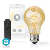 Nedis Wifilrt10A60 SmartLife LED-Filamentlampe Wi-Fi E27 360 LM 4,9 W warm bis kühle weiße 1800 6500 K Glass Android Trade; ios birne - afbeelding 5