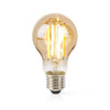 Nedis Wifilrf10a60 SmartLife LED-LED-Filamentlampe Wi-Fi E27 806 LM 7 W warmes weißes Glas Android iOS Peer