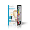 Nedis Wifilrf10a60 SmartLife LED-LED-Filamentlampe Wi-Fi E27 806 LM 7 W warmes weißes Glas Android iOS Peer