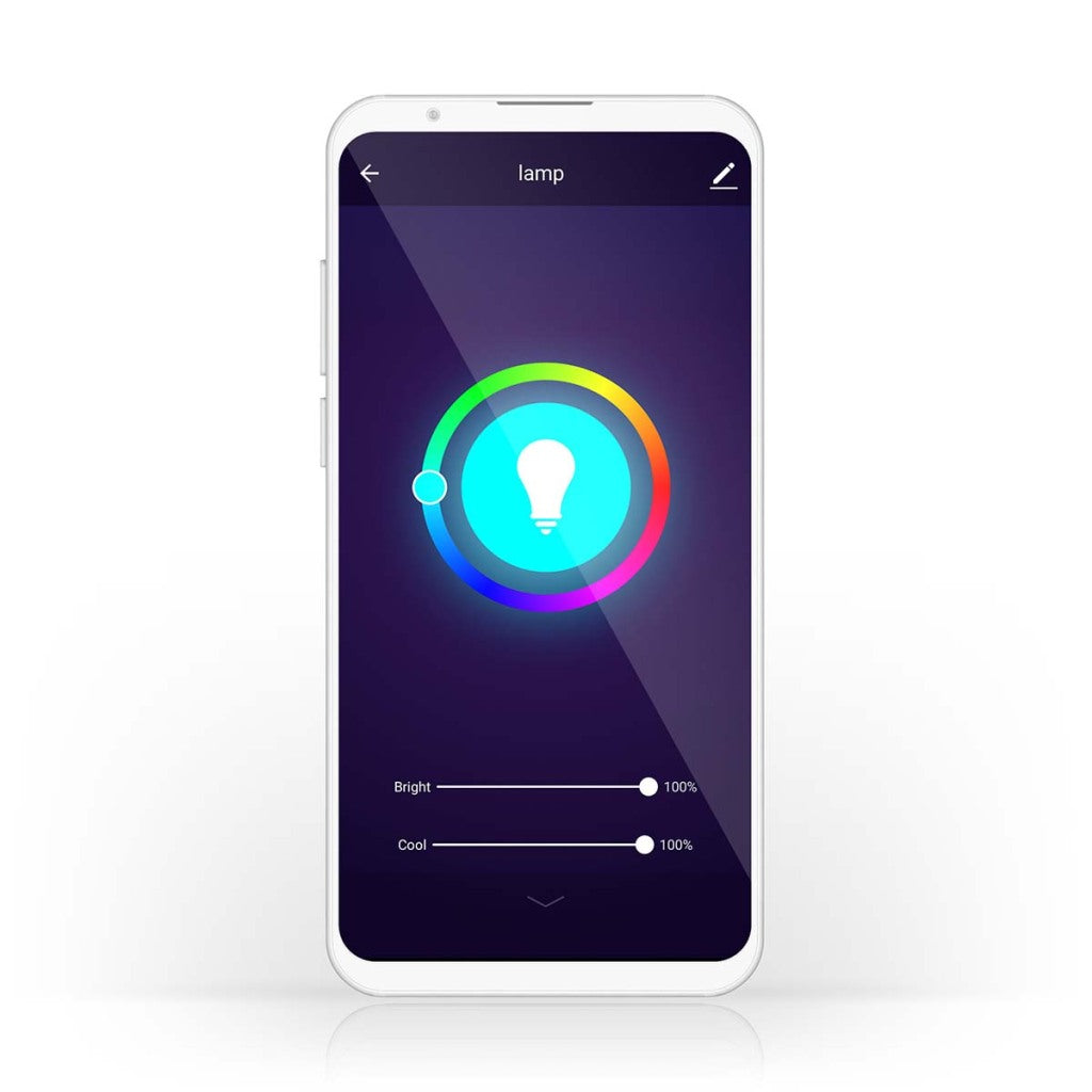 Nedis Wifilrc10e27 SmartLife Multicolour Lampe Wi-Fi E27 806 LM 9 W RGB Warm bis kühle weiße Androidhandel; ios birne