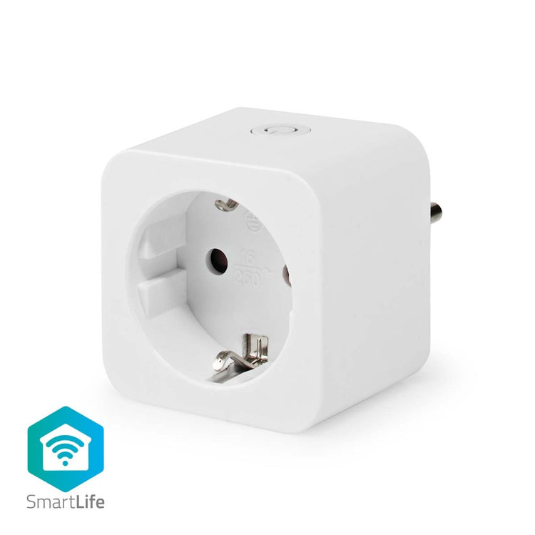 Nedis Wifip131fwt SmartLife Plug Wi -Fi 1 Stück 3680 W Typ F (CEE 7 3) -10 45 ° C Android iOS White