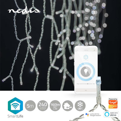 Nedis Wifilxc03w250 SmartLife Decorative LED Icy Ice Gel Wi-Fi Cool White 240 LED #039; iOS