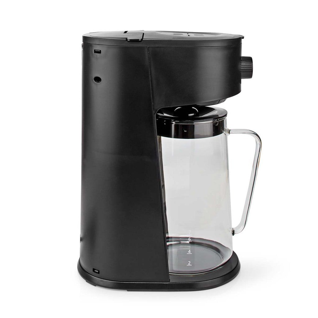 Nedis KAICM200FBK ICE CREME Kaffee -Eis -Tee -Maker -Filter Kaffee 2,5 l 6 Tassen Schwarz