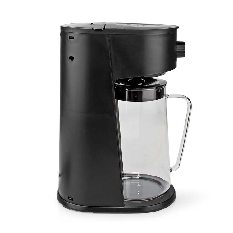 Nedis KAICM200FBK ICE CREME Kaffee -Eis -Tee -Maker -Filter Kaffee 2,5 l 6 Tassen Schwarz