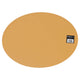 Mesapiu mesapiu placemat Leder Look Kamel Oval 45x33 cm